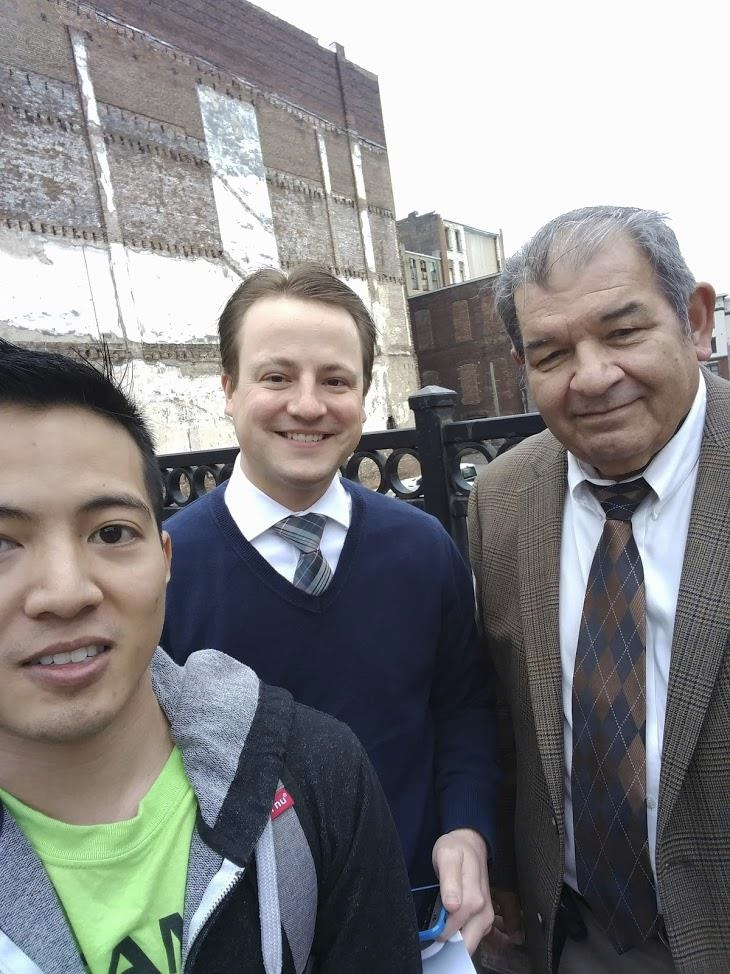 Selfie with Brent and Johnny in downtown Knoxville
