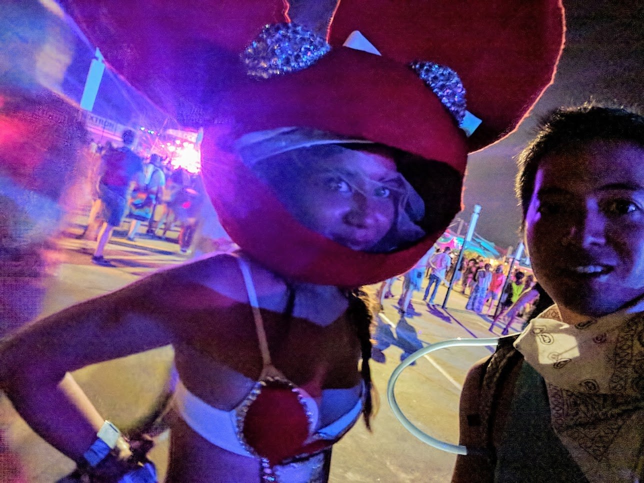 Selfie with Deadmau5 at Imagine Festival